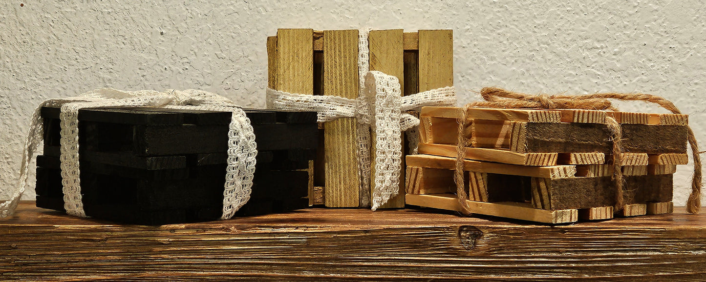 Handmade Pallet Coasters