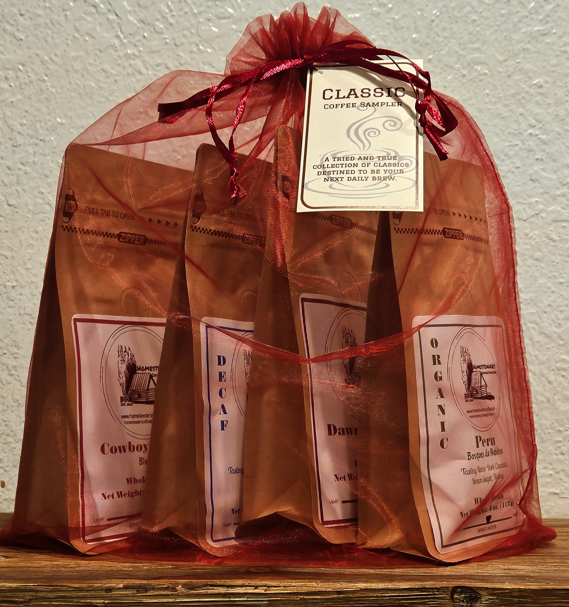 Coffee Sampler Variety Pack Gift Basket | Coffee Beanery Classic